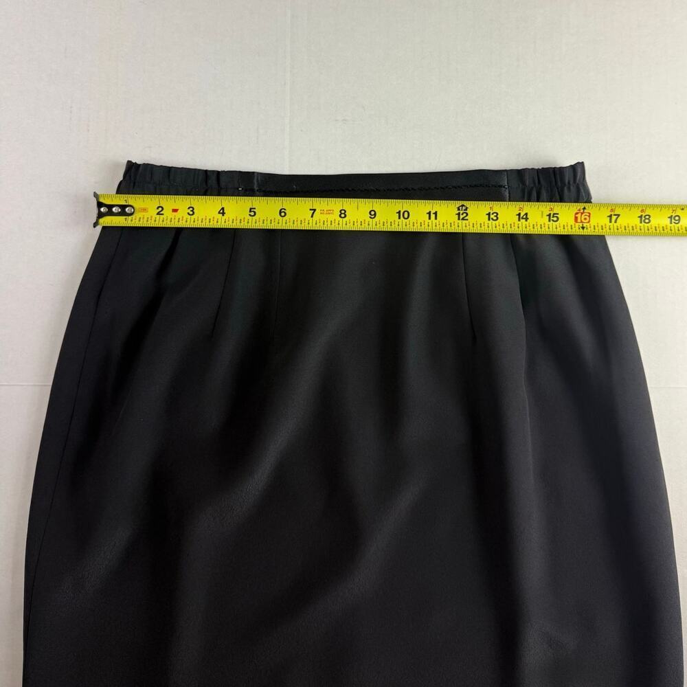 Donna Vinci Couture Black Skirt - Size 10 - Excellent! - Picture 8 of 9